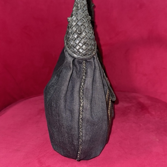 Fendi denim spy bag shoulder hobo purse - Picture 4 of 15